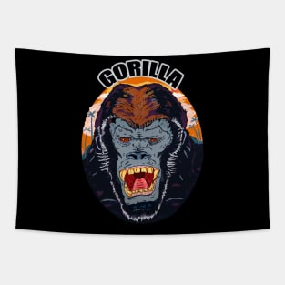 angry gorilla Tapestry