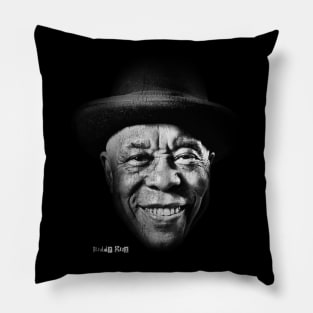 Portrait Retro Rhythm & Blues  Buddy Guy Pillow