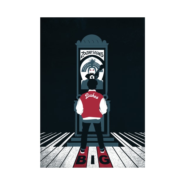 Tom Hanks - BIG minimalist film print by Phil Shelly Creative