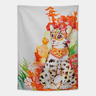 Wild cat Tapestry