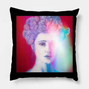 Butterfly  Girl Pillow