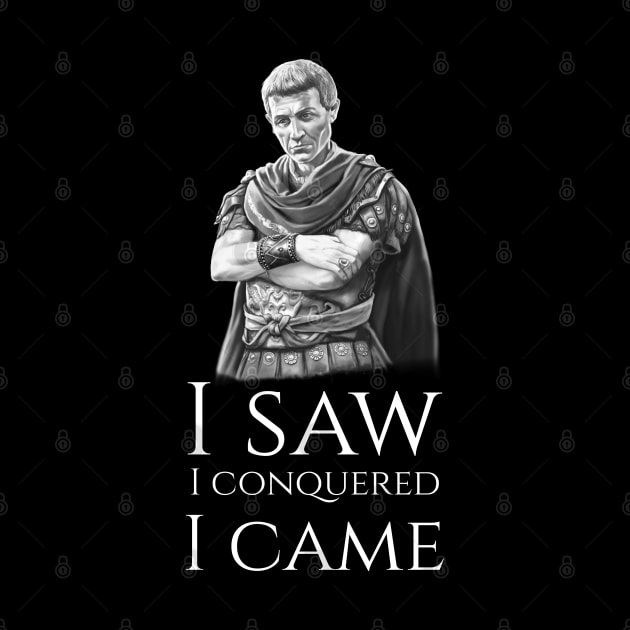 Funny Julius Caesar Latin Quote Veni Vidi Vici Sexual Twist by Styr Designs