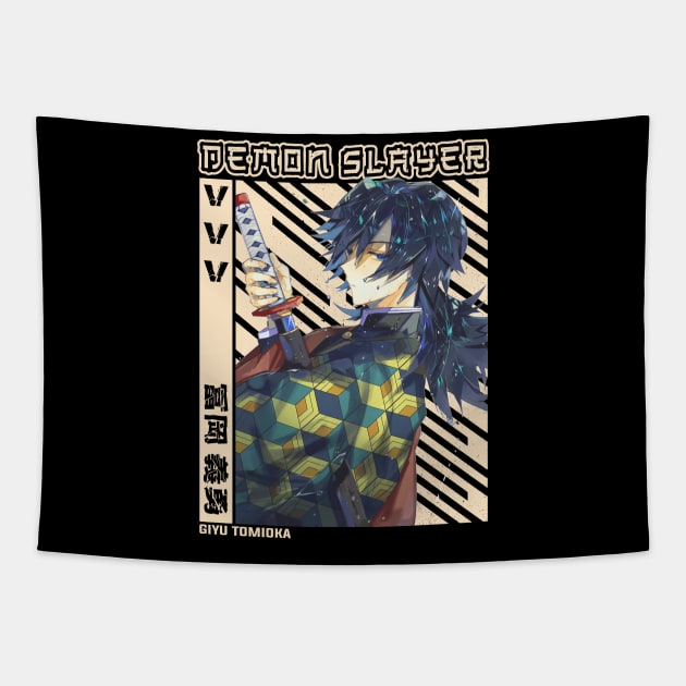 Giyu Tomioka - Demon Slayer Tapestry by Otaku Emporium