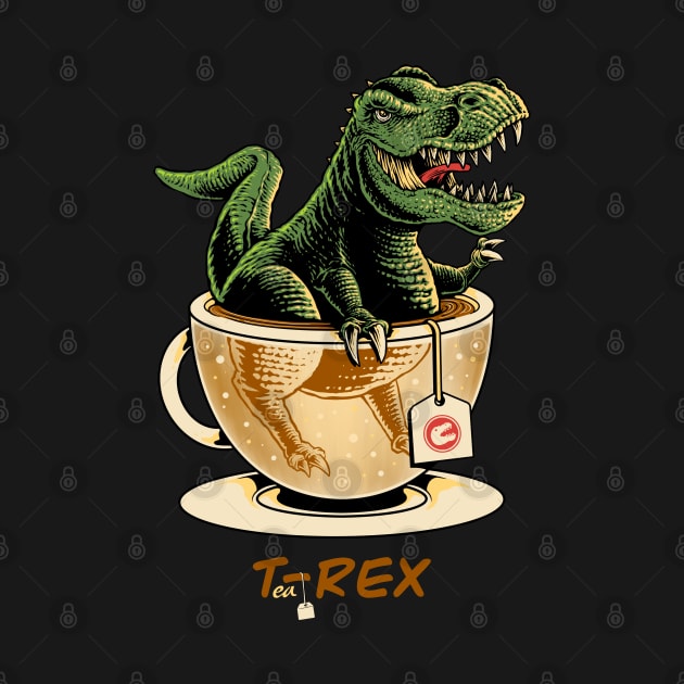 Tea-Rex by quilimo