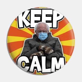 Bernie Sanders meme sit in the chair Pin