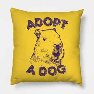 Adopt a Dog Pillow