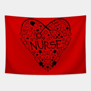 Nurse Heart 1 Tapestry