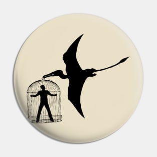 Dinosaur pterodattilo cage men Pin