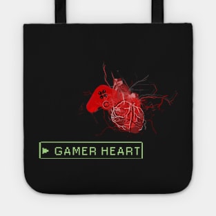 Gamer heart Tote