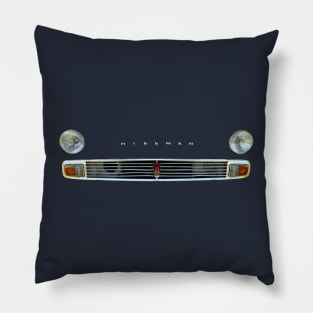 Hillman Minx Series V 1960s British classic car minimalist grille photo Pillow