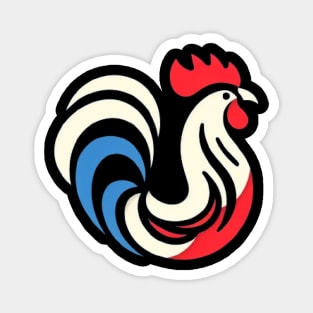 france rooster Magnet