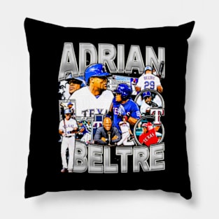 Adrian Beltre Vintage Bootleg Pillow