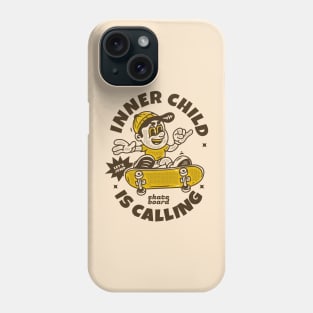 inner child is calling for skateboarding Phone Case