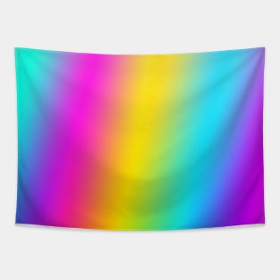 blue yellow pink abstract texture Tapestry