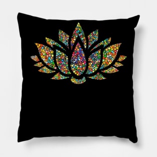 Lotus Flower Yoga Meditation Om Namaste Pillow