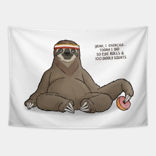 Lazy Sloth Tapestry