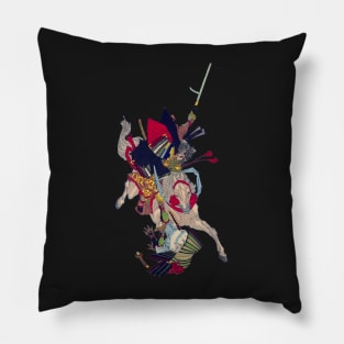 Samurai Taira no Masakado Yoshitoshi woodblock Pillow