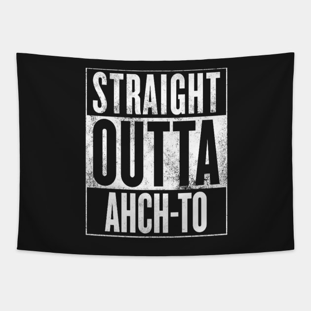 Straight Outta Ahch-To Tapestry by finnyproductions