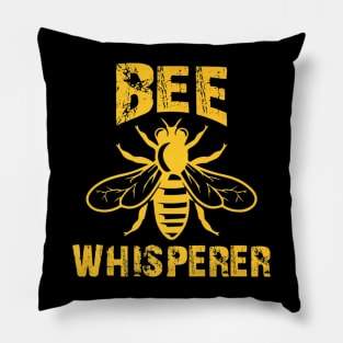 Vintage Whisperer Honey Bee Pillow