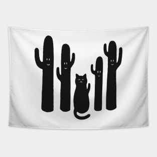 CATus - Cat + Cactus Tapestry