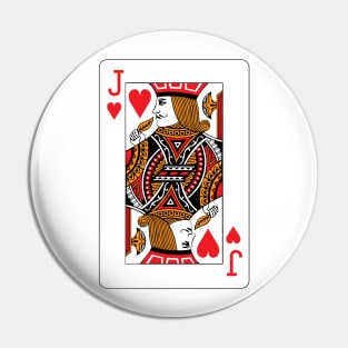 Jack of Hearts Pin