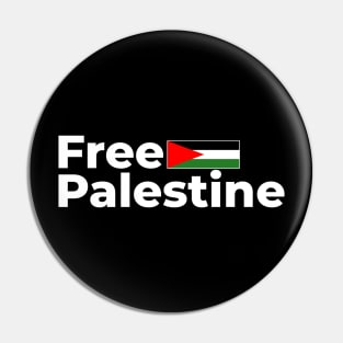 Free Palestine Love Pin