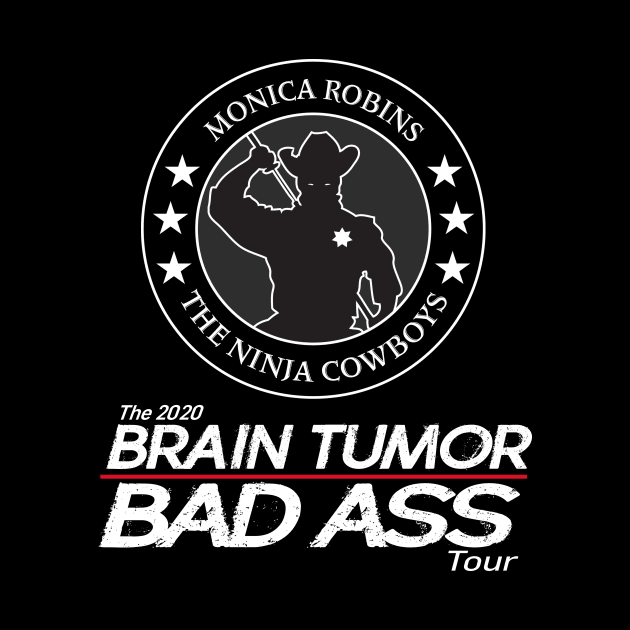 Ninja Cowboys Brain Tumor Bad Ass Tour (BACK) by ninjacowboys