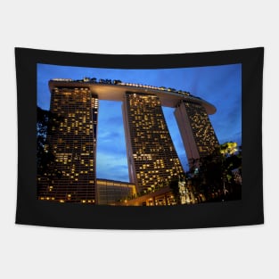 Marina Bay Sands Hotel, Singapore, at Twilight Tapestry