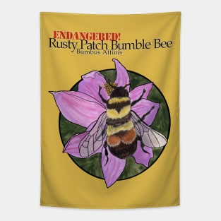 Endangered Rusty Patch Bumble Bee Tapestry