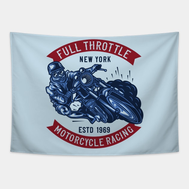 Full Throttle Racing Tapestry by Verboten