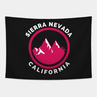 Sierra Nevada California - Sierra Nevada Ski Snowboard Mountain California Yosemite Travel Tapestry