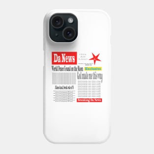 News funny social media parody Phone Case