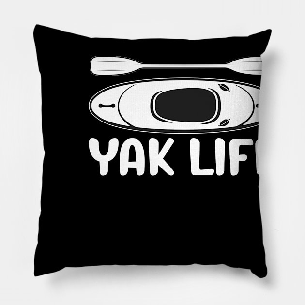 Kayak Life Kayaking and Paddling Pillow by reedae