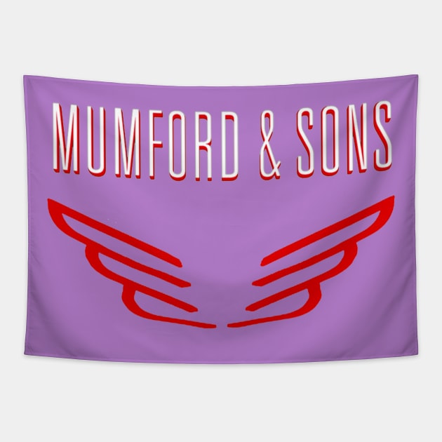 Mumford And Sons Merch Tapestry by ariputra