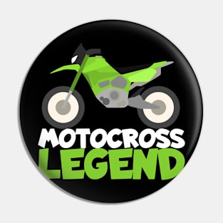 Motocross legend Pin