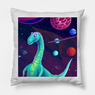 Space dinosaur Pillow