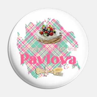 Funny Pavlova Dessert Pin