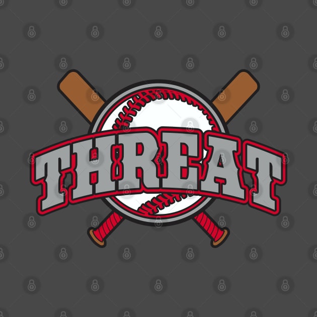 Threat Baseball Logo by DavesTees