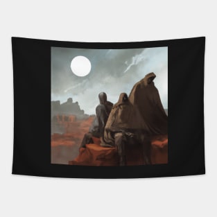 Interstellar Travelers Science Fiction Tapestry