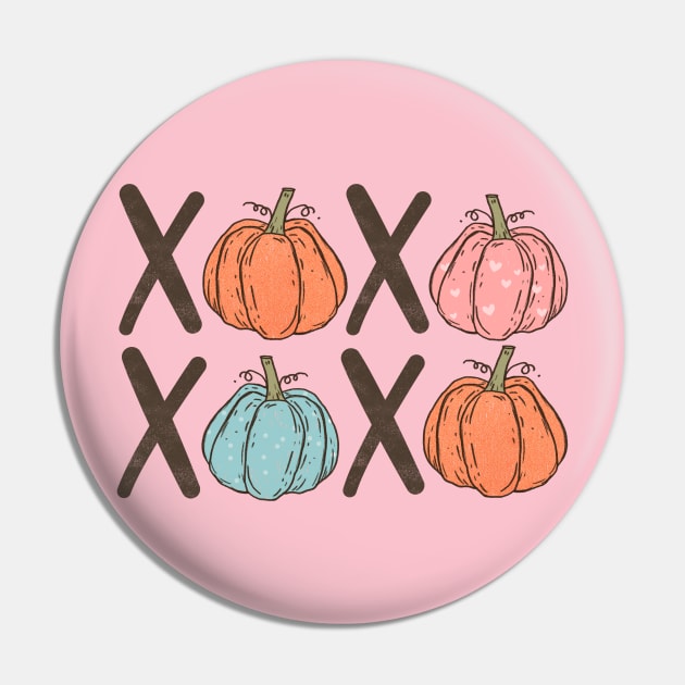 XOXO Pumpkins Pin by Erin Decker Creative