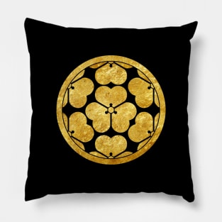 Chosokabe Mon Japanese samurai clan Pillow