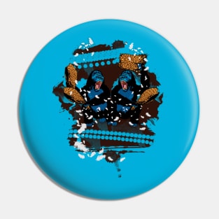 Gorilla Pillow Fight Pin