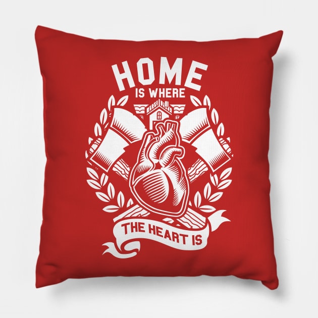 No Place Like Home Pillow by Superfunky