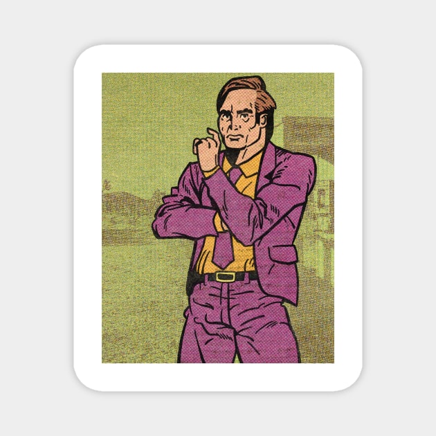 SAUL GOODMAN Magnet by Defsnotadumb