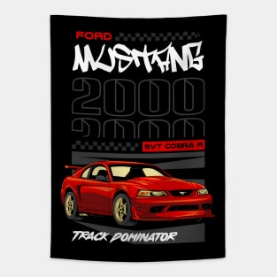 Iconic SVT Cobra Muscle Car Tapestry