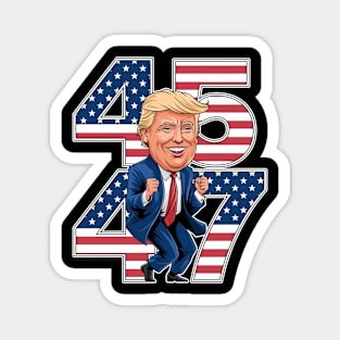 TRUMP DANCE 45 47 Magnet