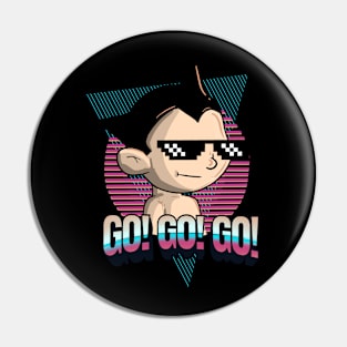 Go Go Go Astro Pin