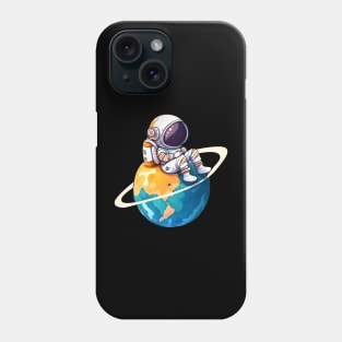 Astronaut Planet Lonely Phone Case