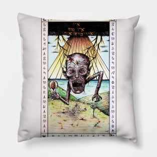 Wretched Fool Horror Card Pillow