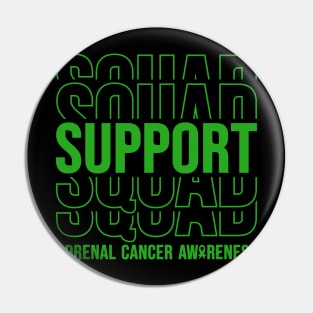 Adrenal Cancer Awareness Support Squad Pin